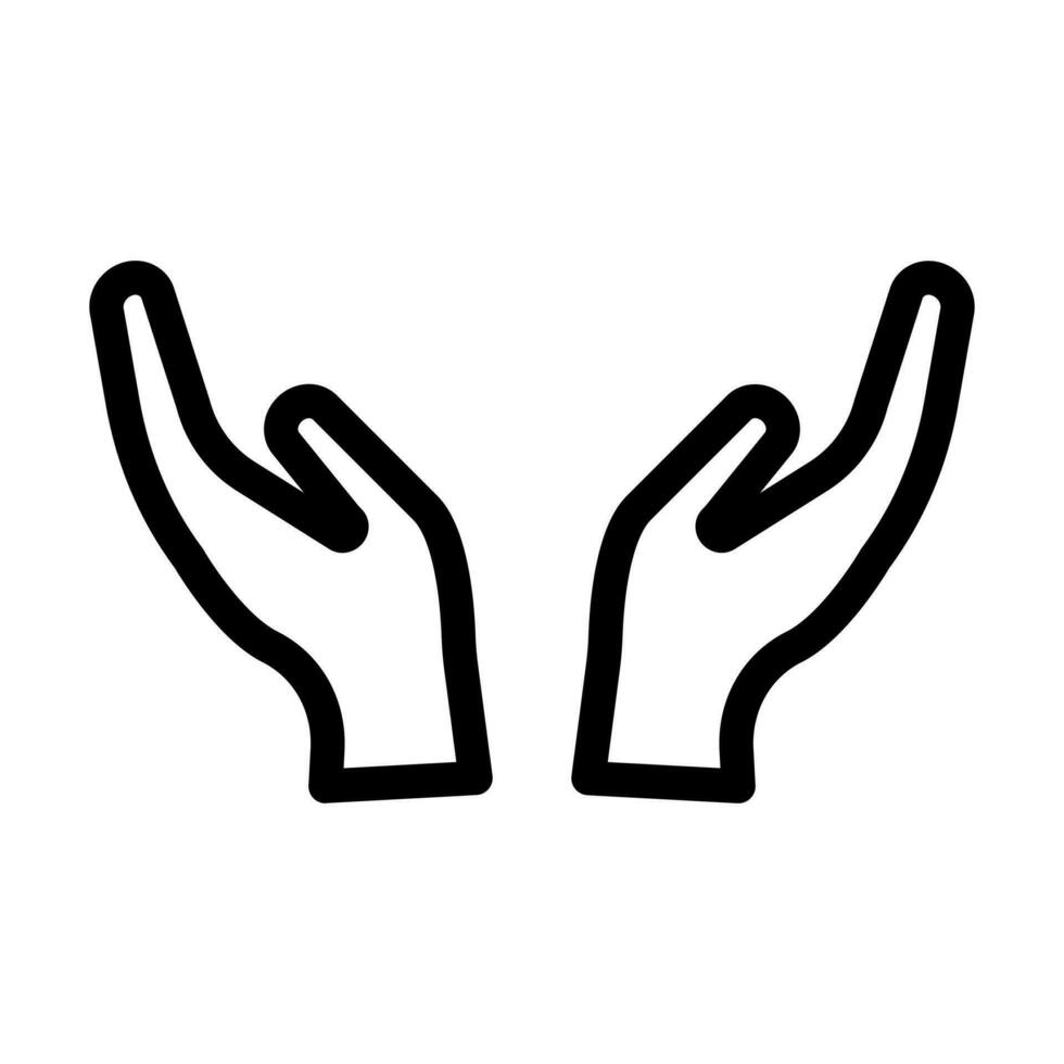 Hand Gesture Icon Design vector