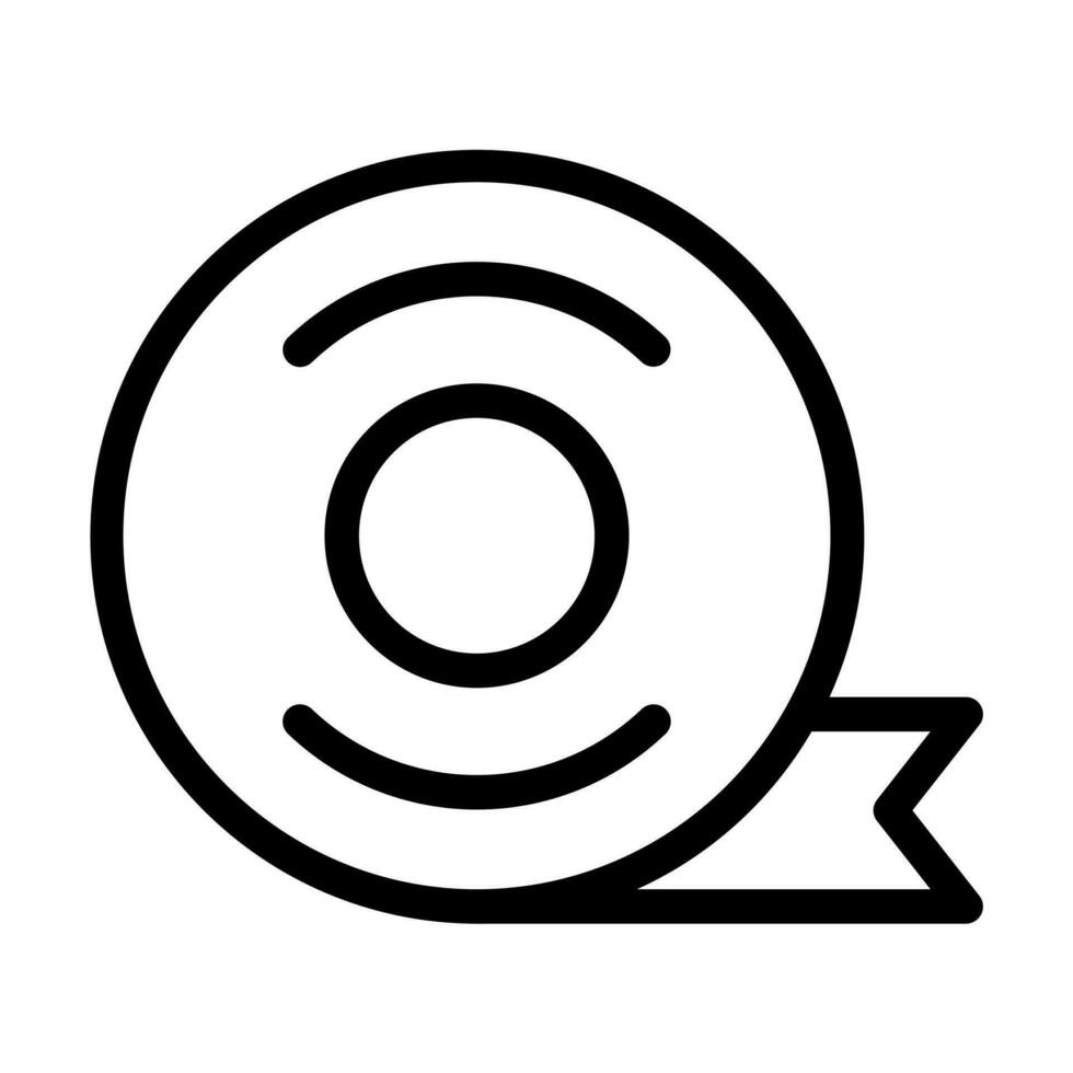 Tape Icon Design vector