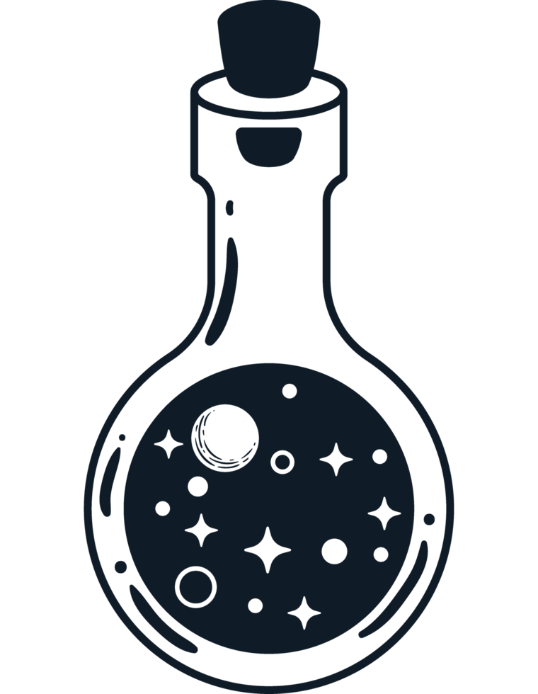 potion surreal astrology style png