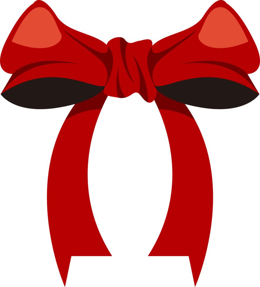 red ribbon bow png