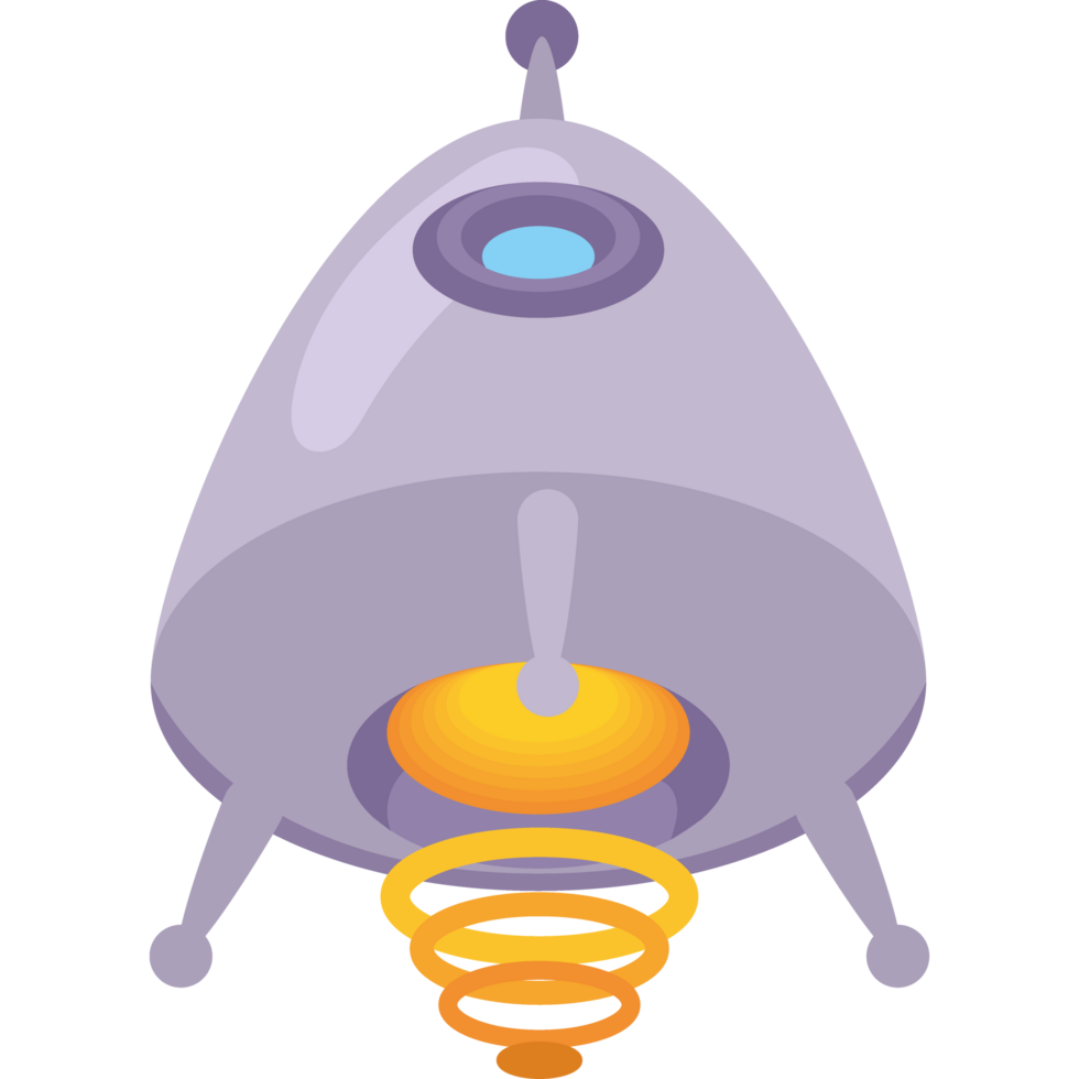 spaceship flying space outer png