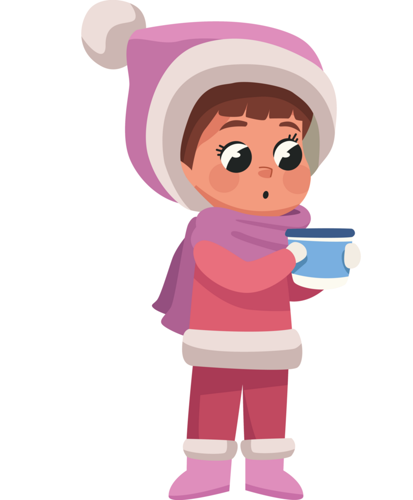 little girl wearing winter dress png