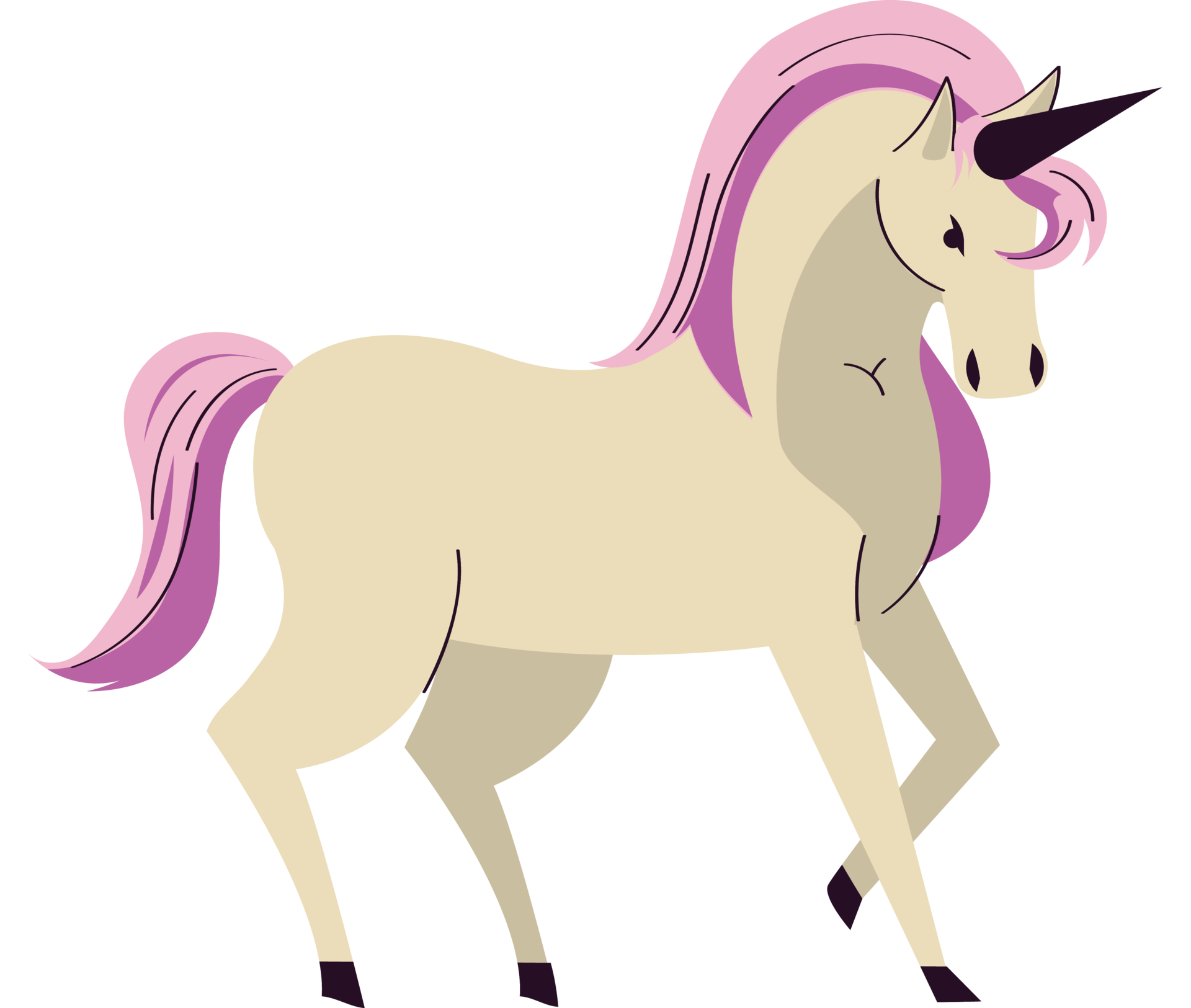 unicorn standing magic animal 24088963 PNG