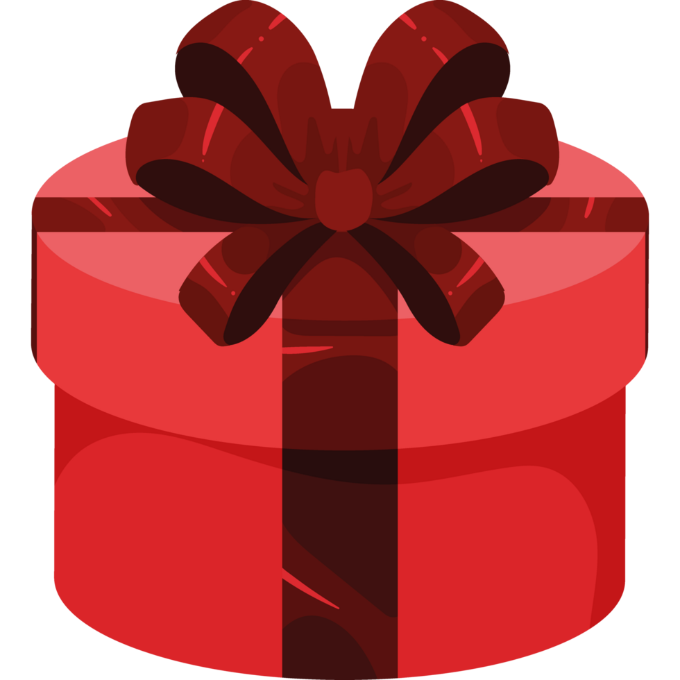 circular gift box present 24088999 PNG
