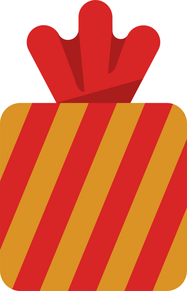 striped gift box present 24089017 PNG