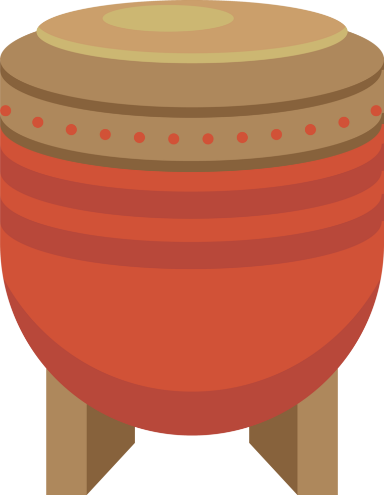 chinese drum instrument musical png