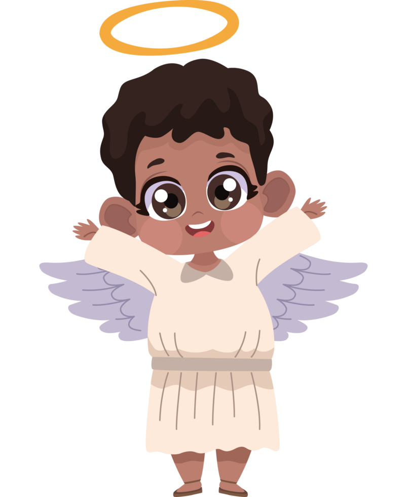 afro little angel png