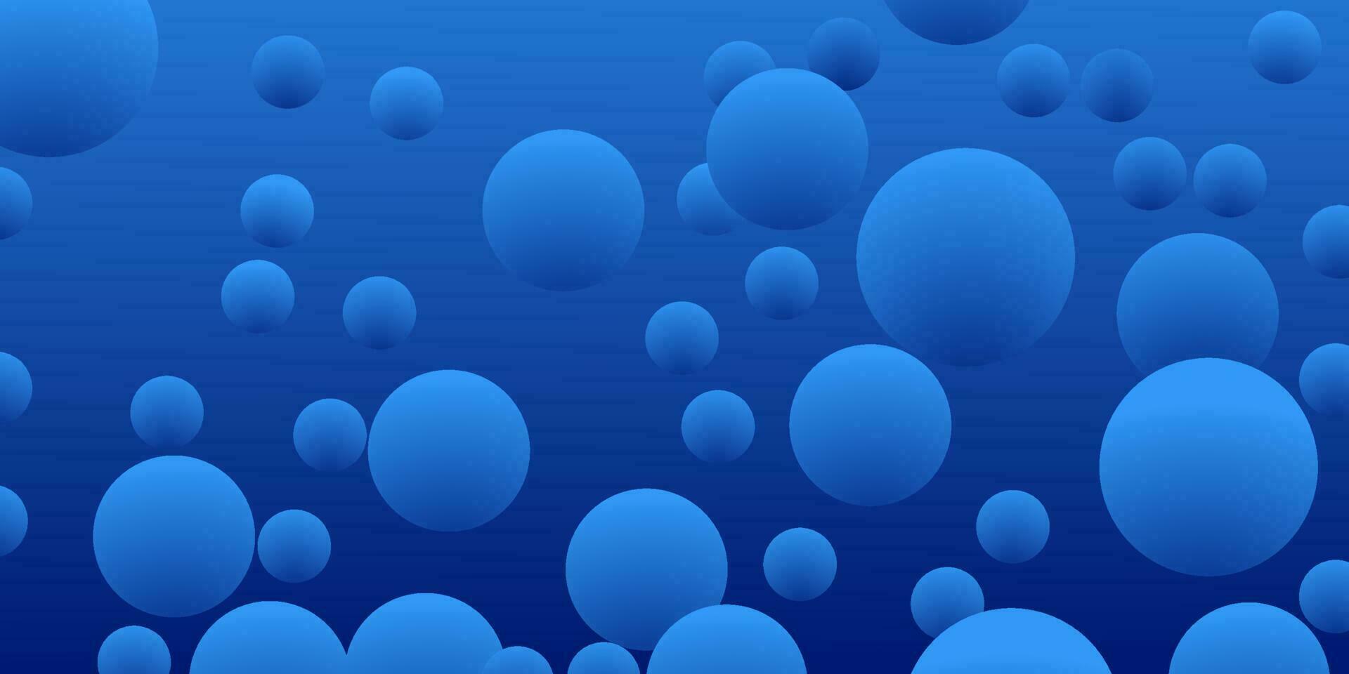 abstract geometric blue water colorful background with circle shape vector