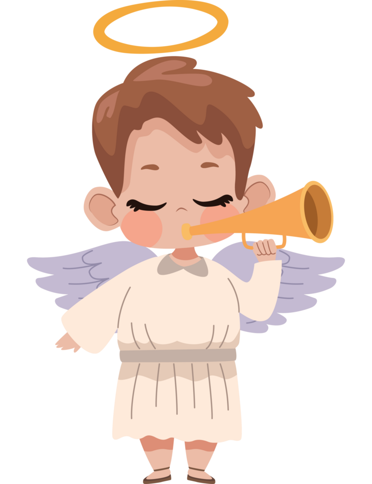 blond little angel png