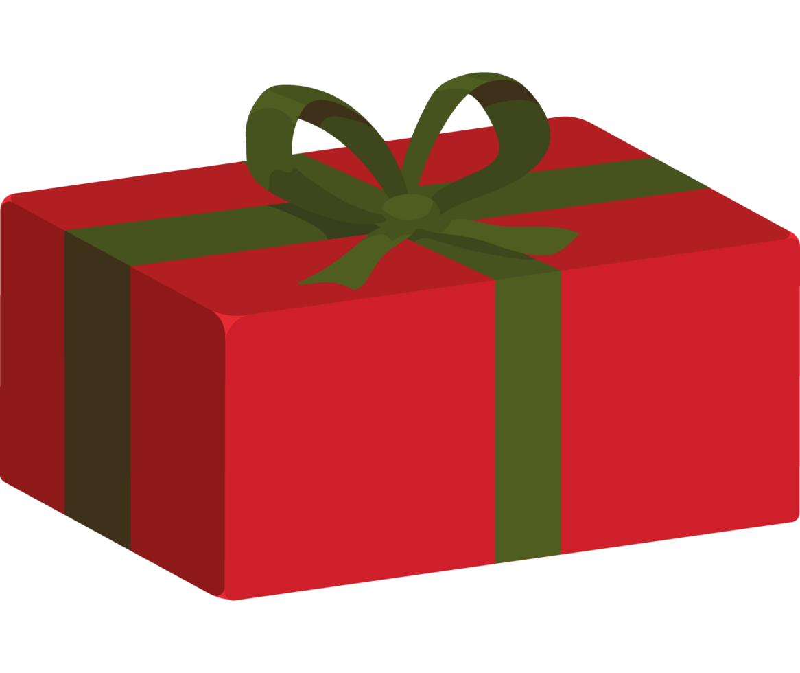 red gift box present png