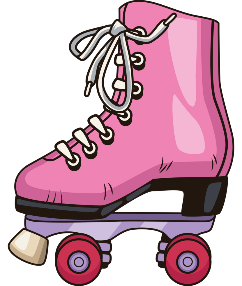 estilo pop art de skate rosa png
