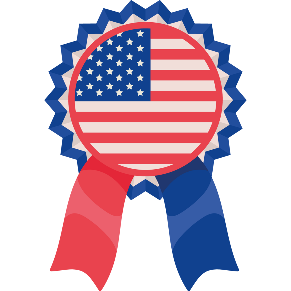 usa flag in medal png