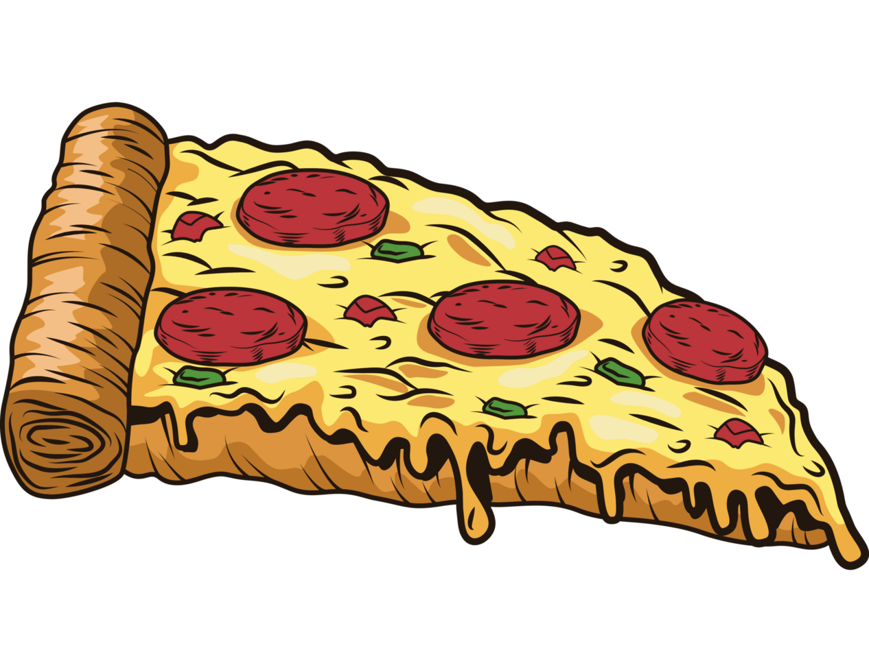 pizza pop- konst stil png