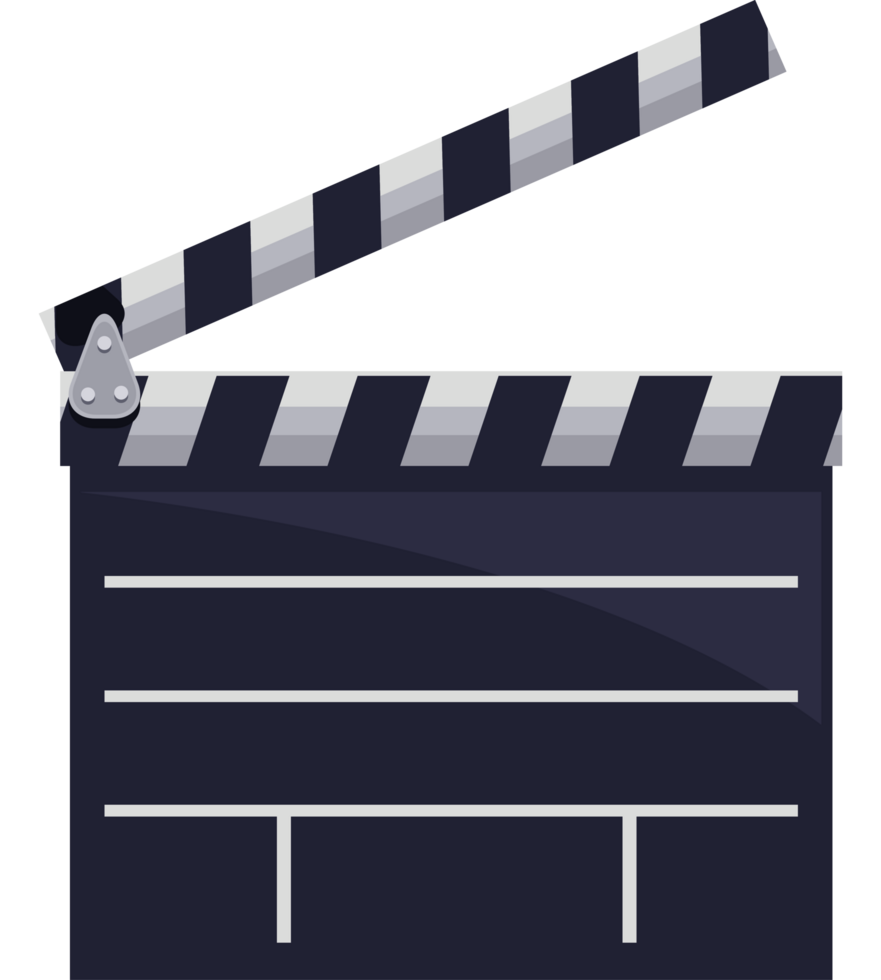 production movie clapperboard png