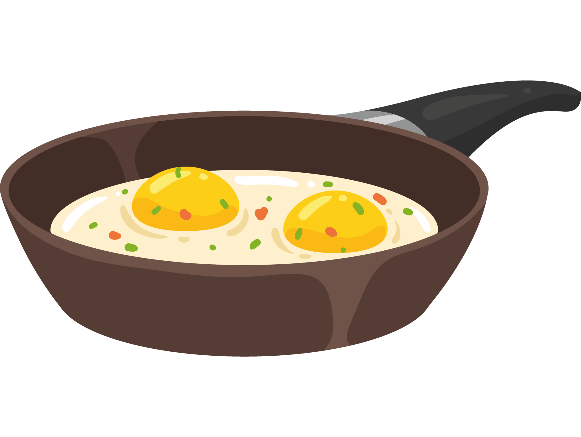 Fried Eggs In A Pan PNG Images & PSDs for Download