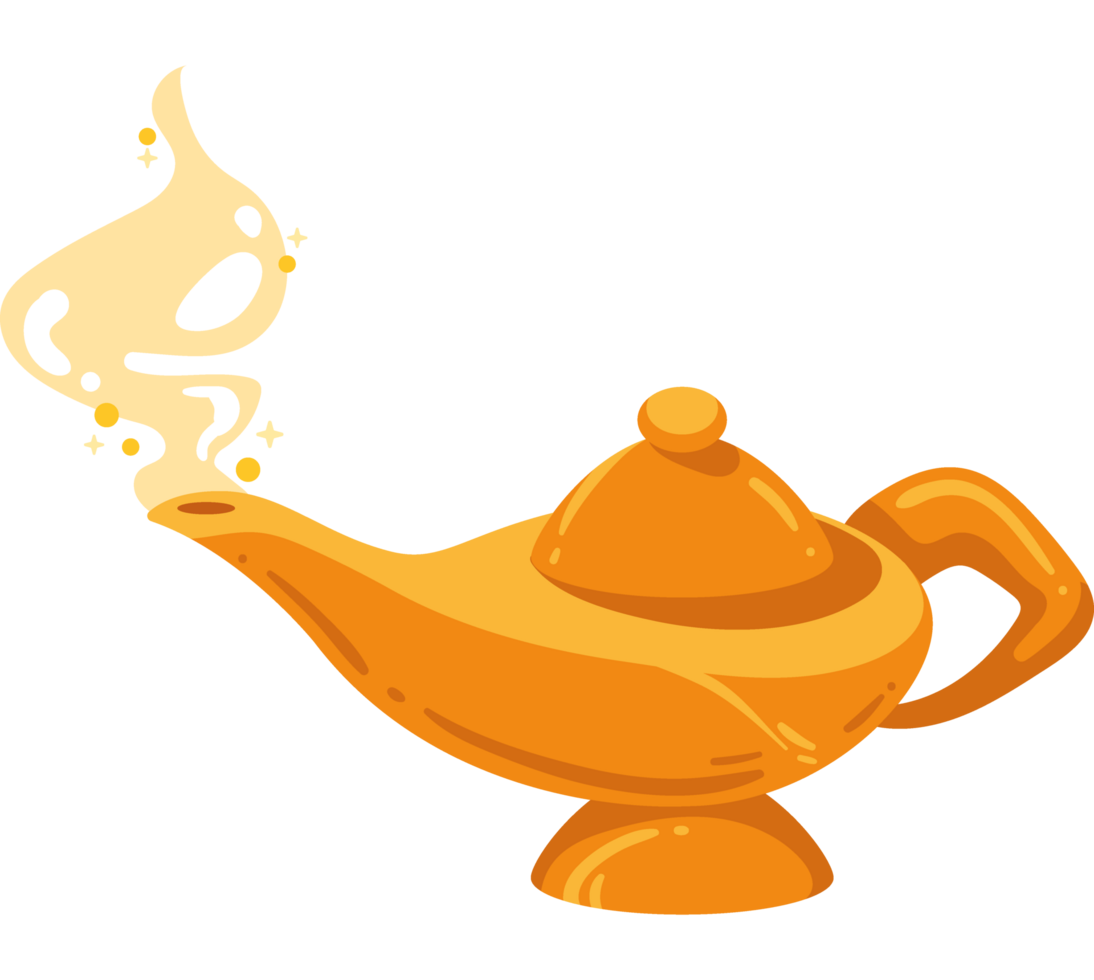 magic genie lamp png