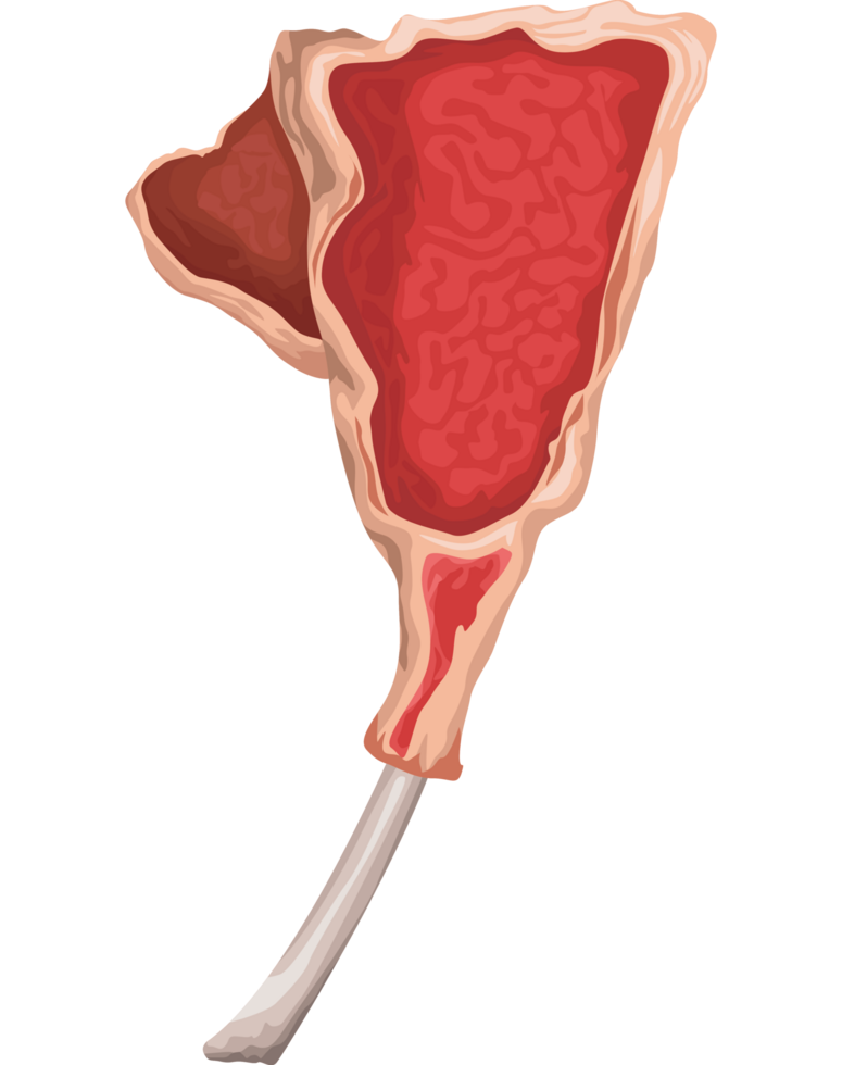 coupe de boeuf tomahawk png