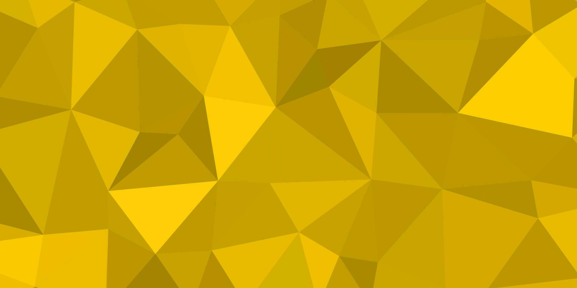 abstract yellow background with triangles vector