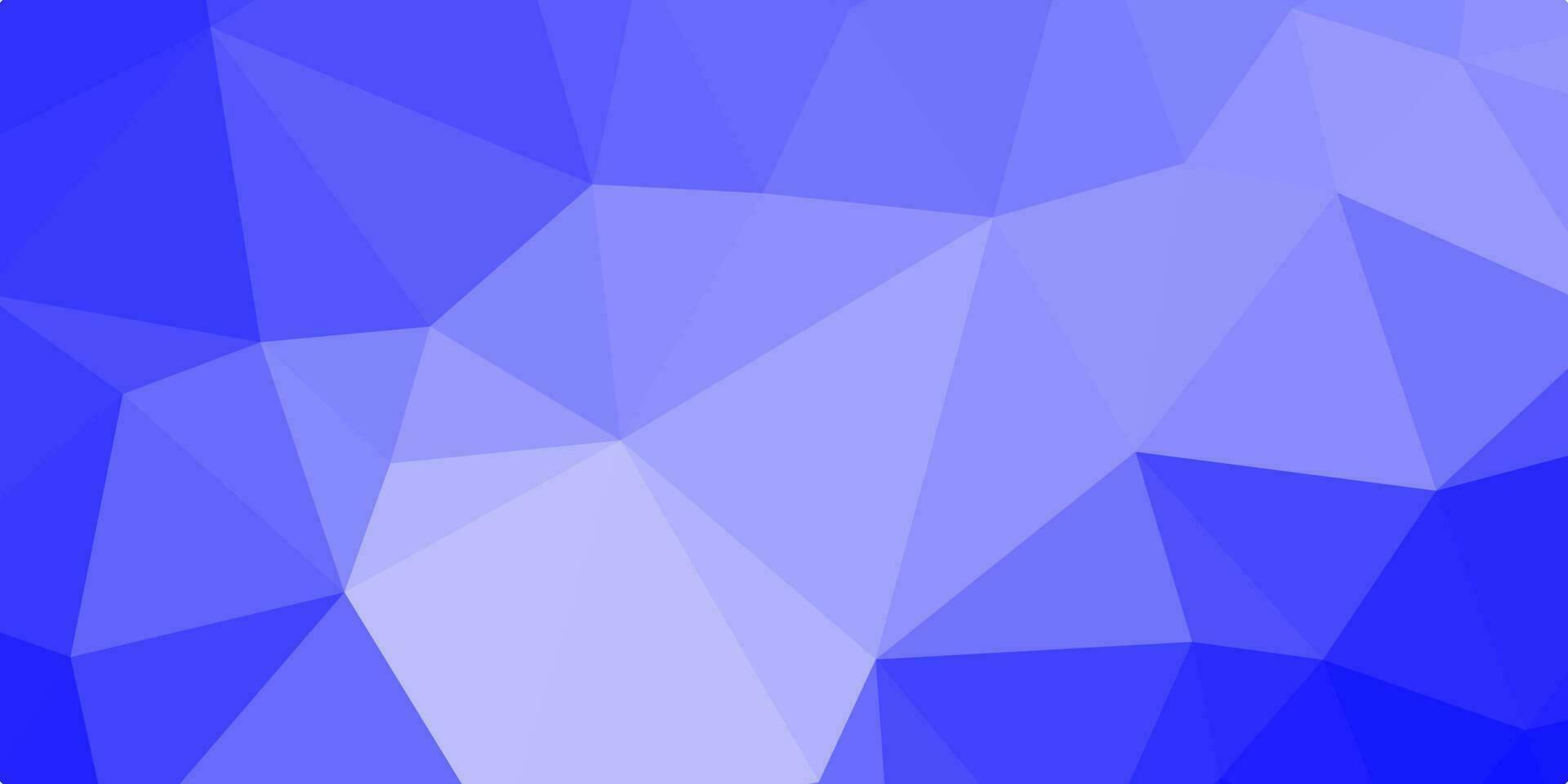 abstract blue geometric background with triangles vector