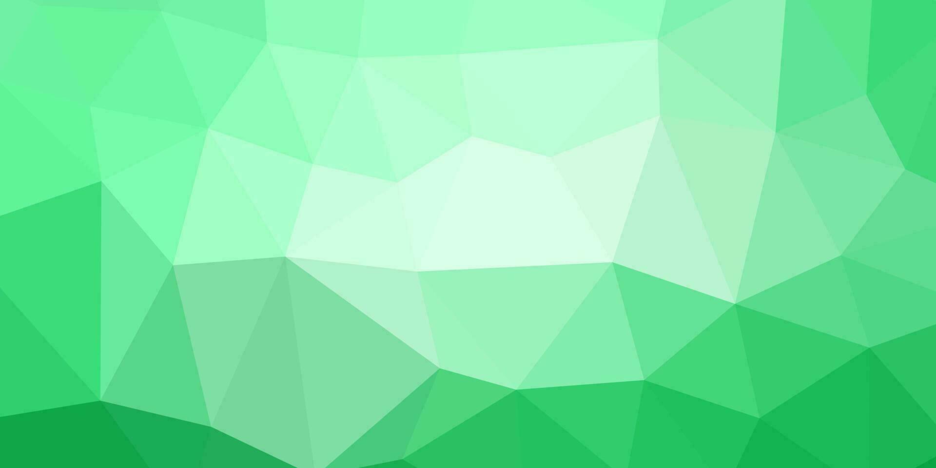 abstract triangles green background. vector illustration.