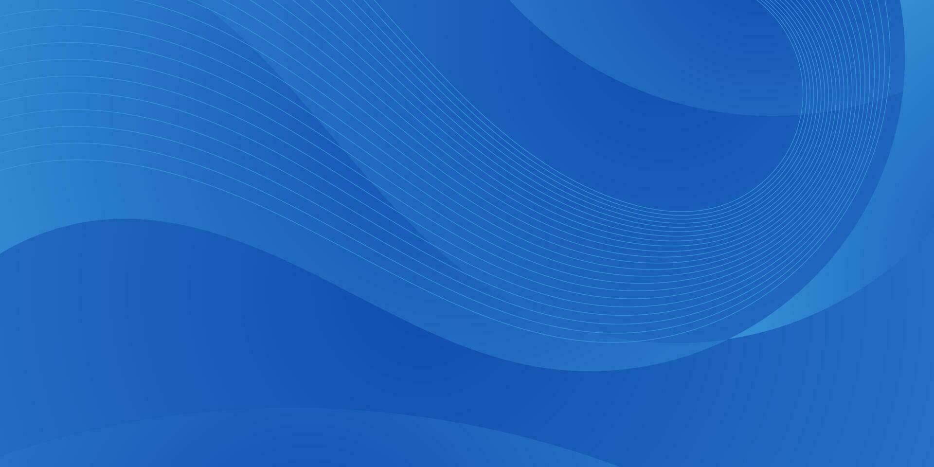 abstract blue wave gradient background vector