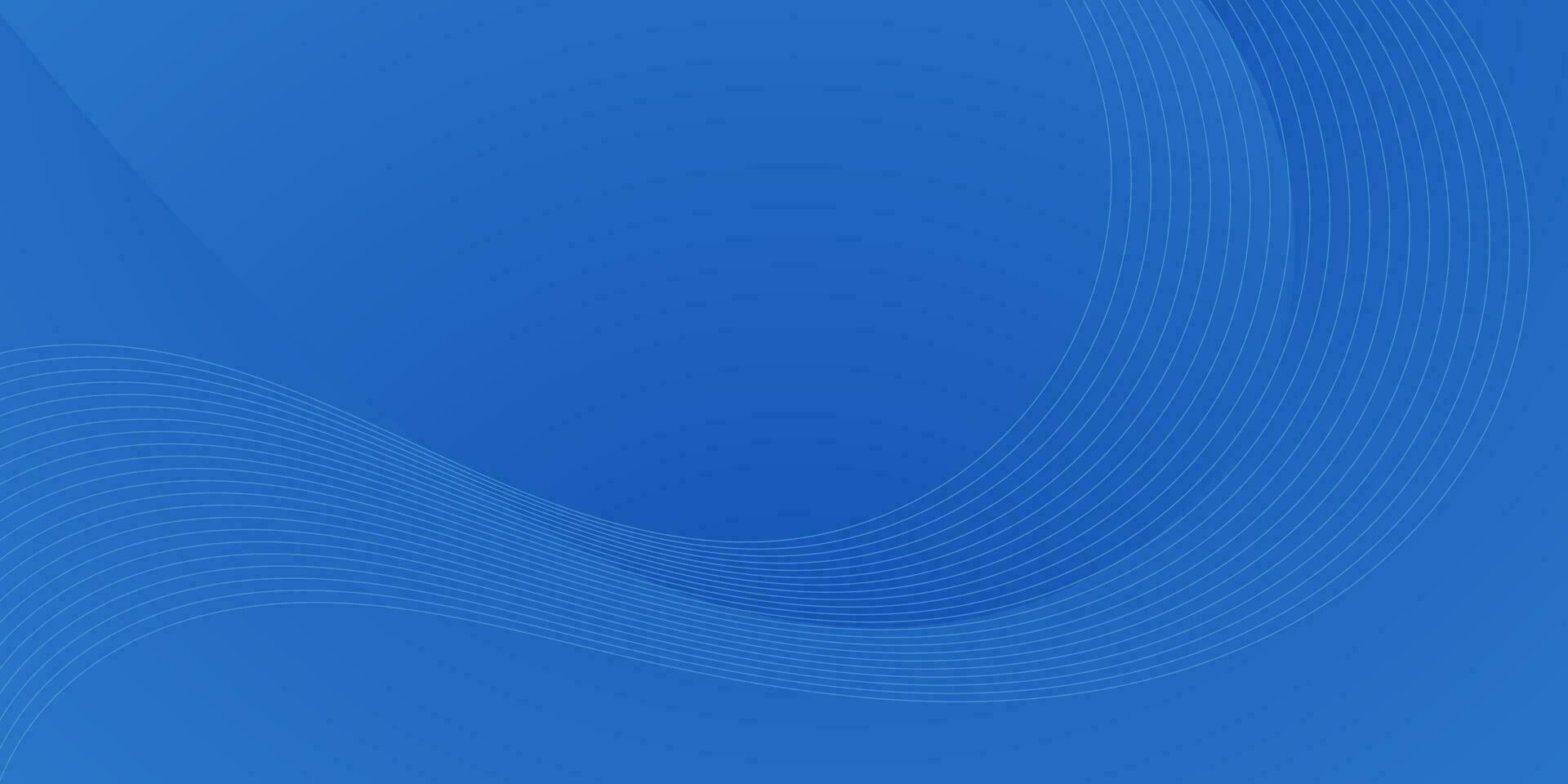 simple abstract blue wave gradient background for business vector
