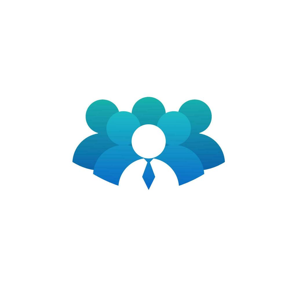 illustration vector  logo design for the leadership
