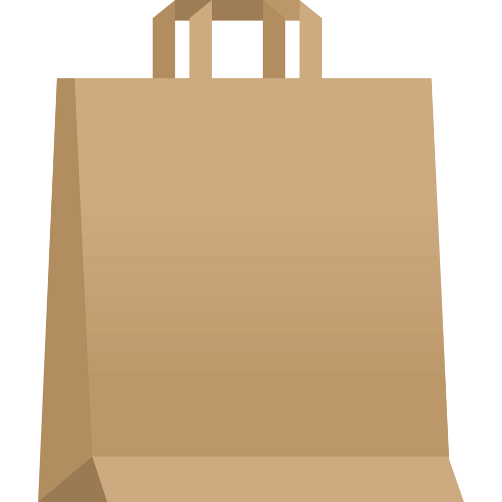 take away handle bag mockup png