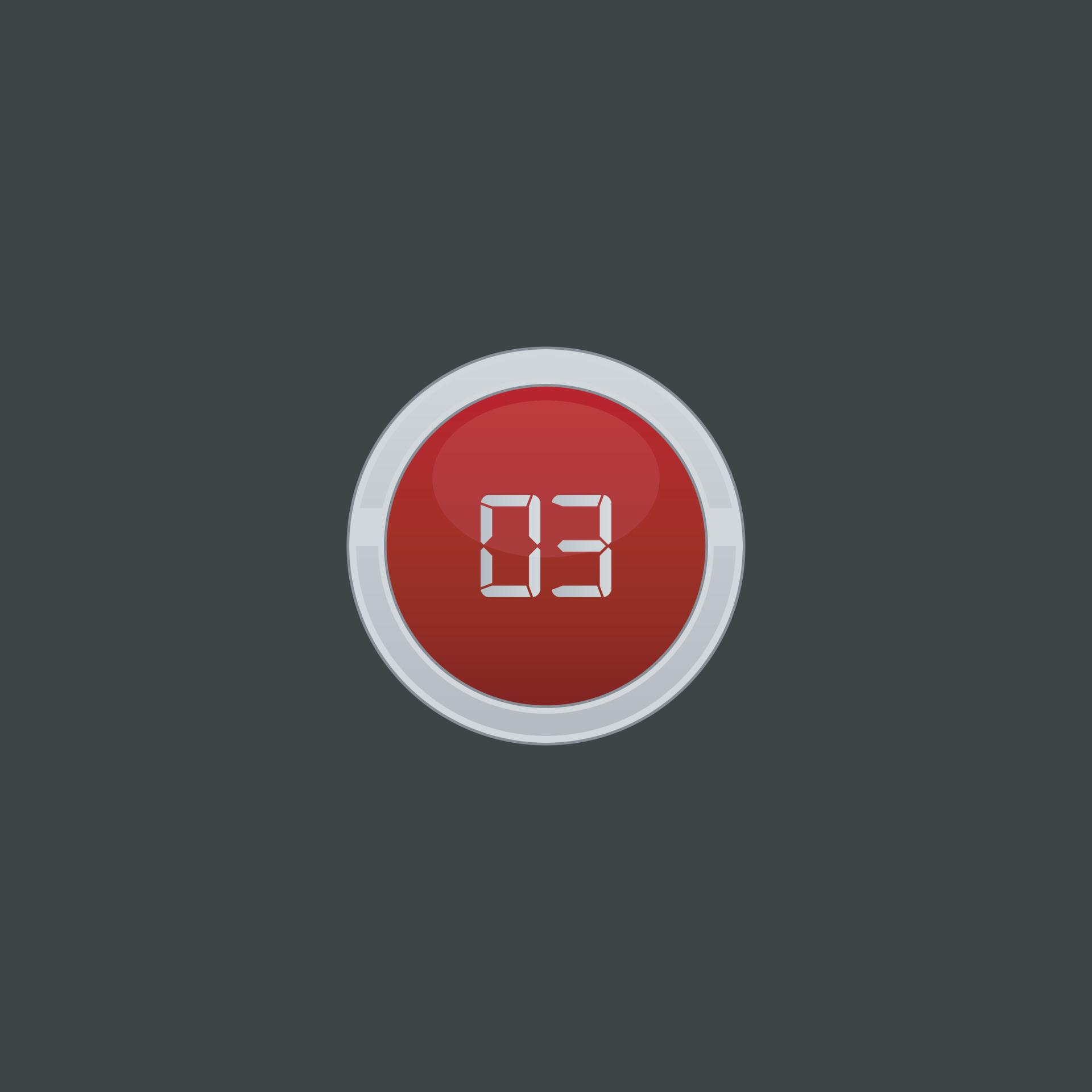 vector number three button icon collection. 24090043 Vector Art at Vecteezy