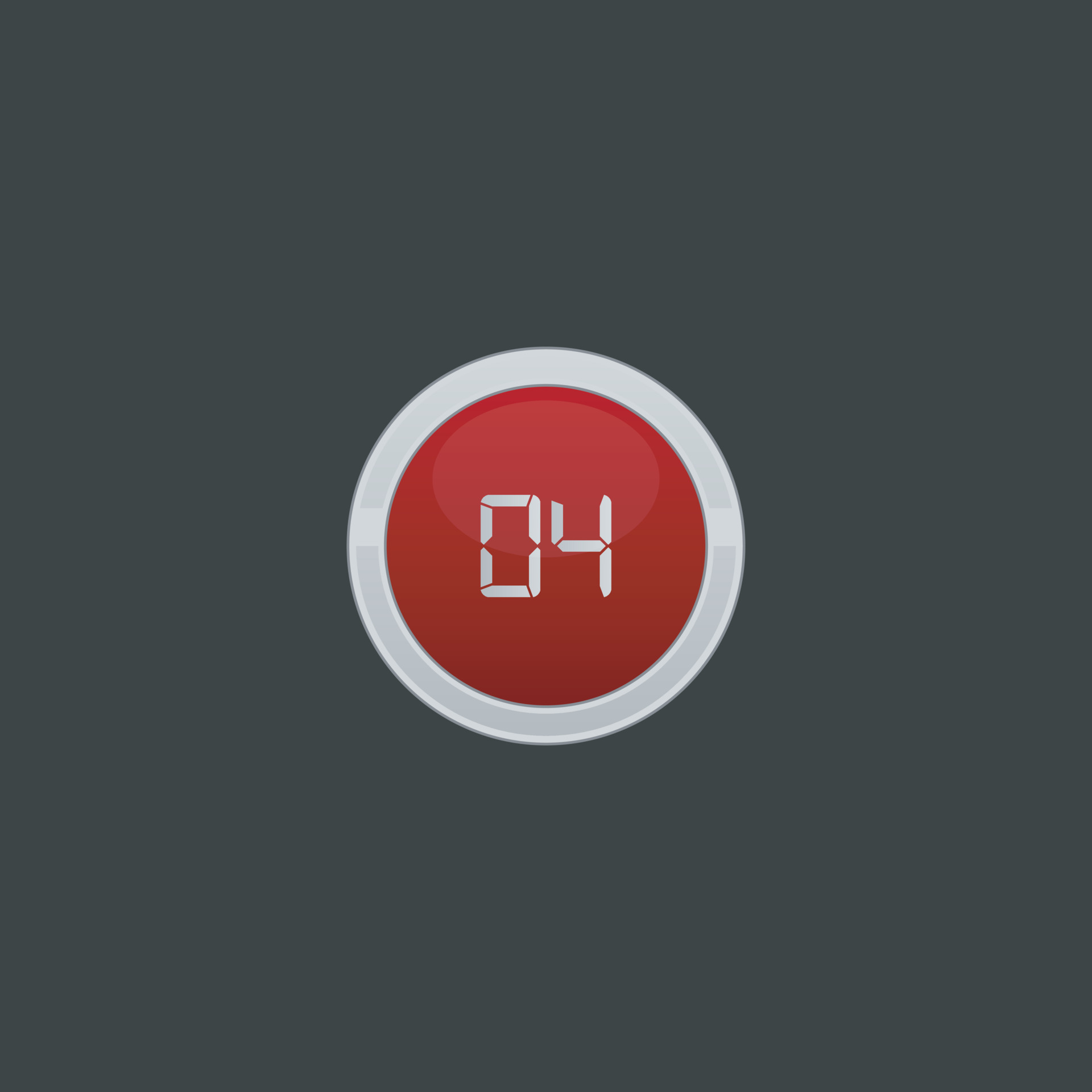 vector number four button icon collection. 24090047 Vector Art at Vecteezy