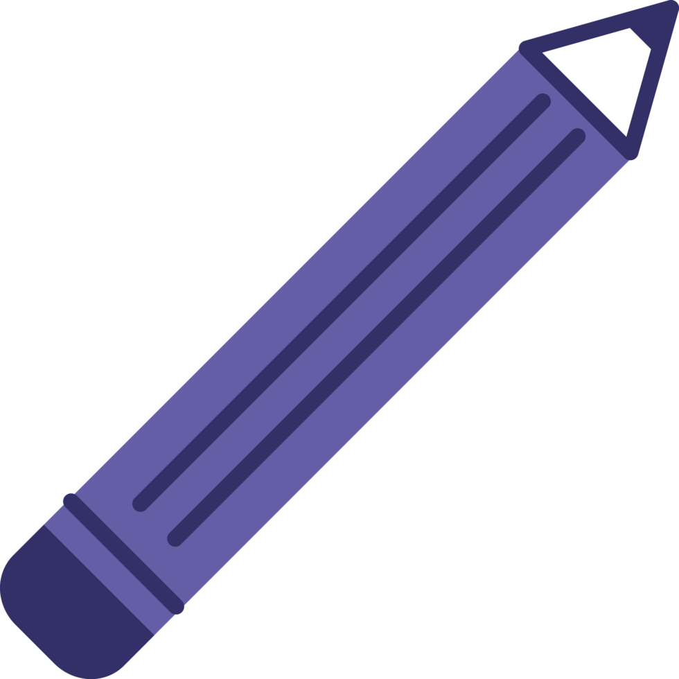 purple pencil graphite supply png