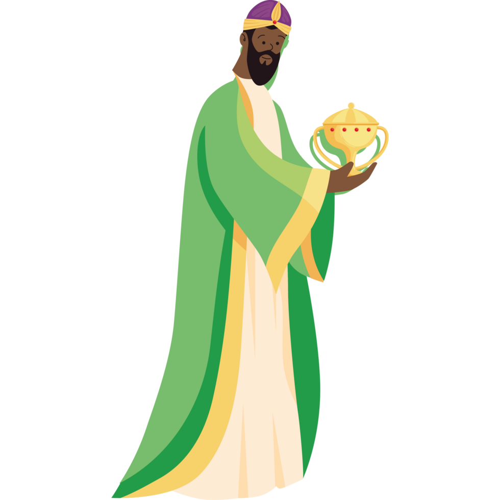 melchior wise man walking png