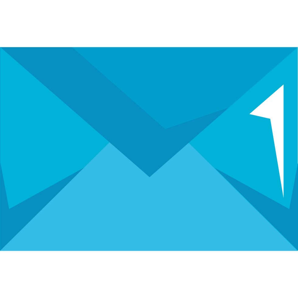 blue envelope mail png