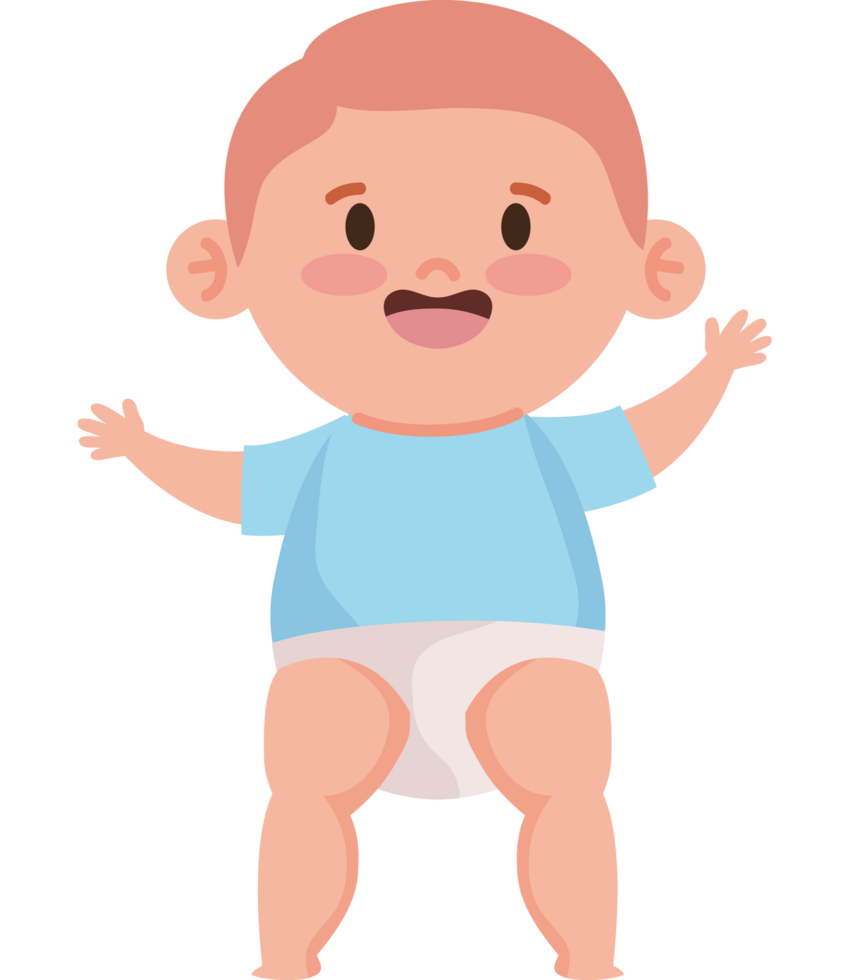 contento poco bambino sorridente png