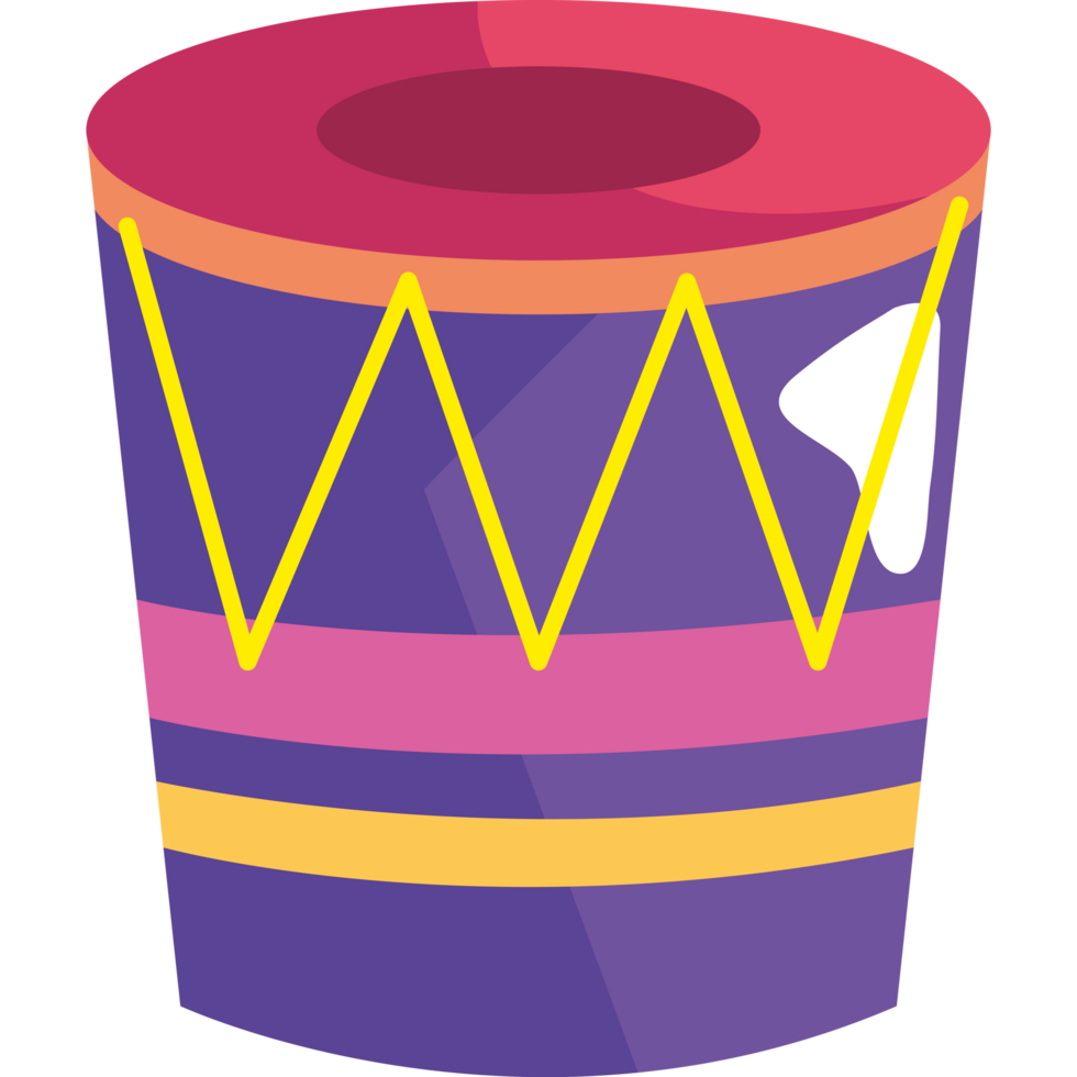 purple drum musical instrument png