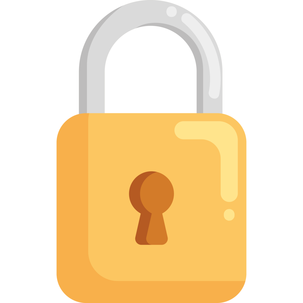 safe secure padlock png