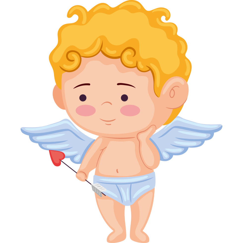 anjo cupido com flecha png