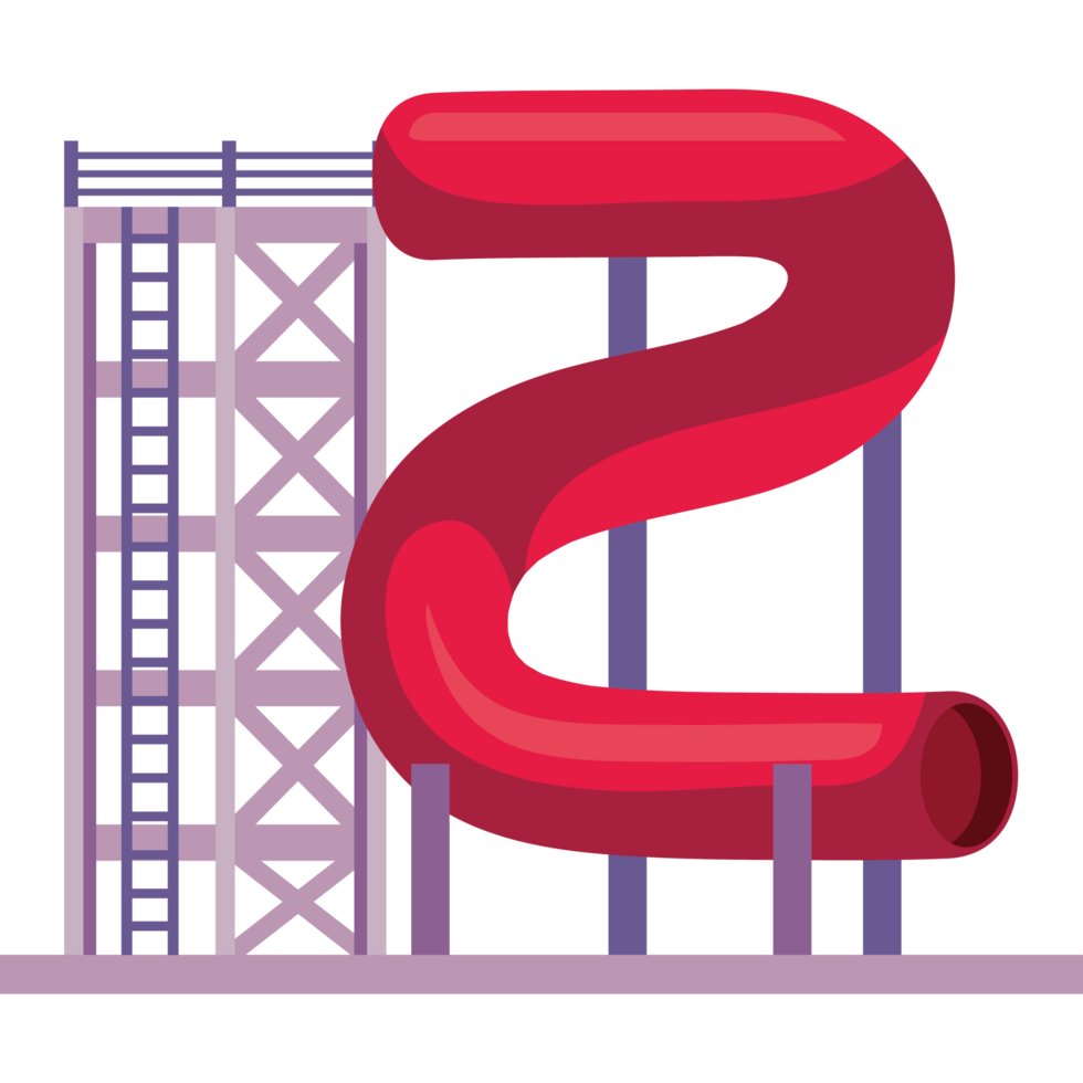 red playground toboggan 24090388 PNG