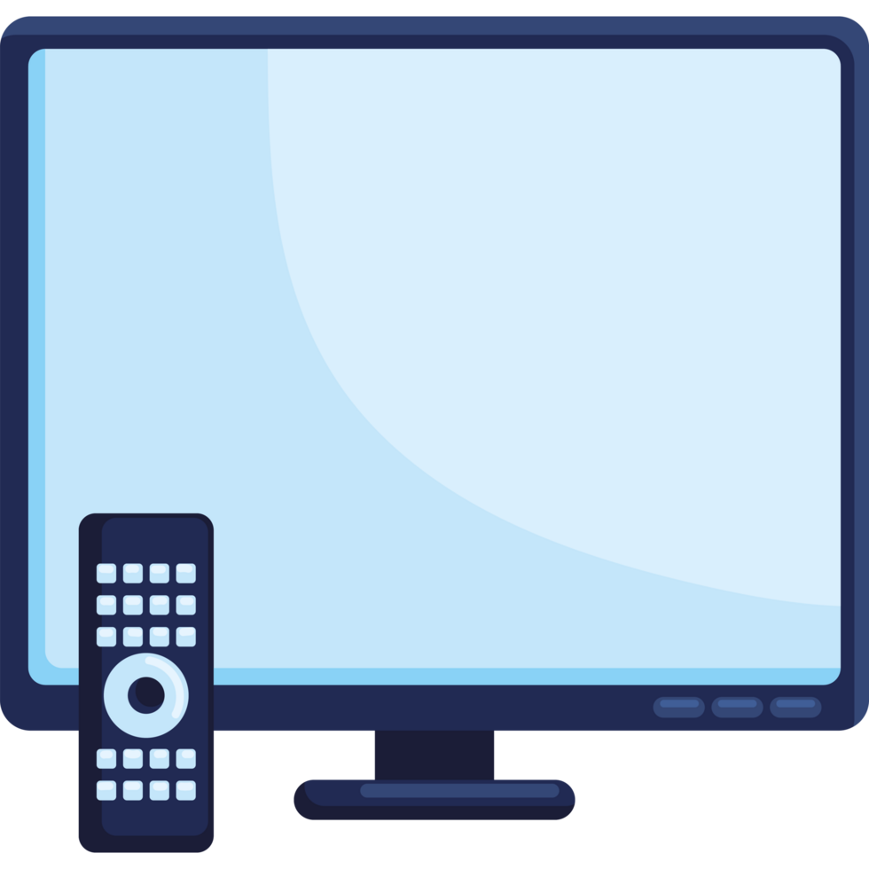 Fernseher mit Fernbedienung png