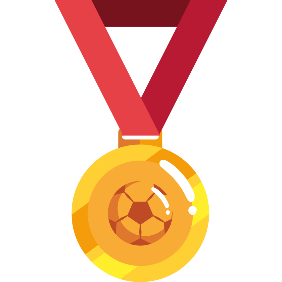 voetbal sport medaille prijs png