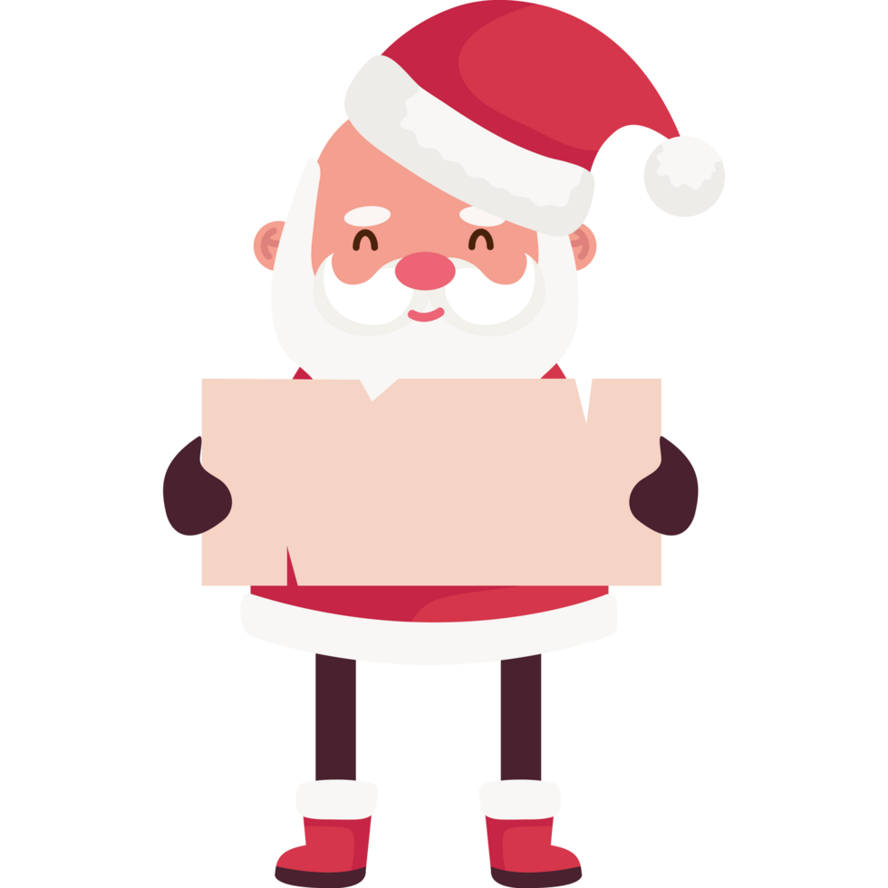 santa claus reading png