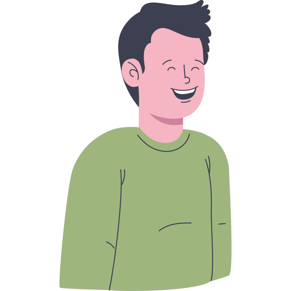 man wearing green coat png