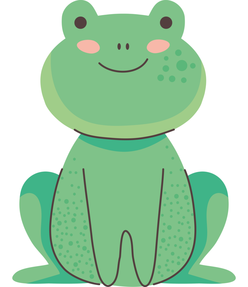 animal sapo fofo png