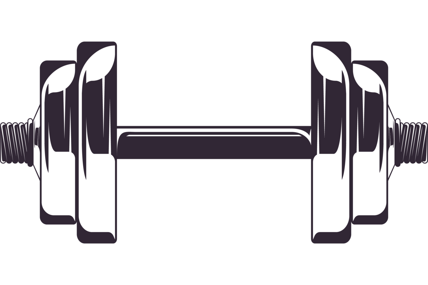 dumbbell gym equipment png