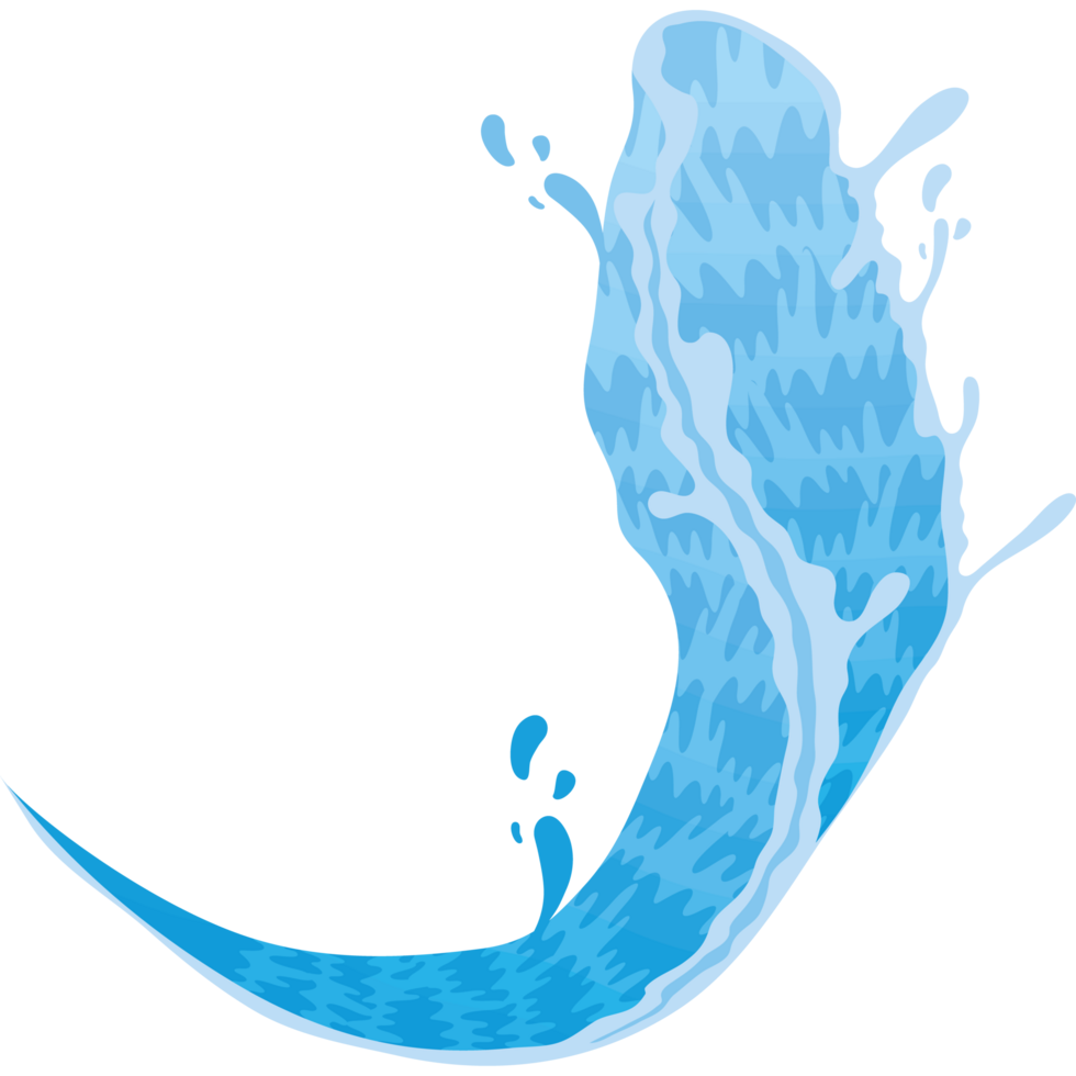 h2o elemento spruzzo png