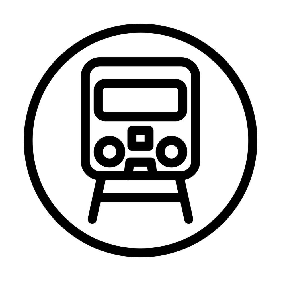 Station Icon Design vector