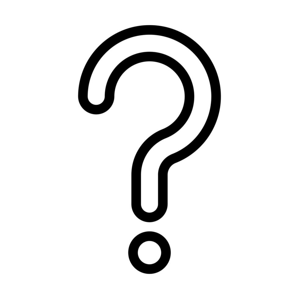 Question Mark Icon Design vector