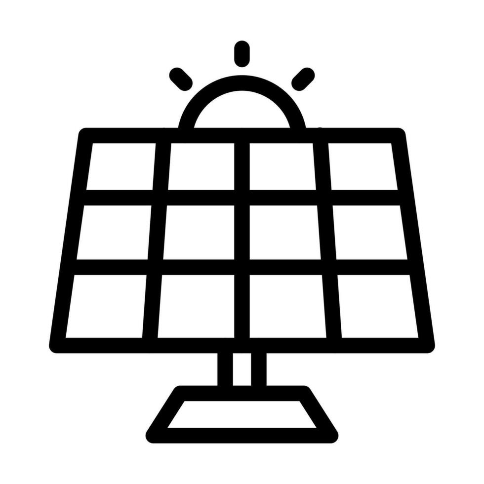 diseño de icono de panel solar vector