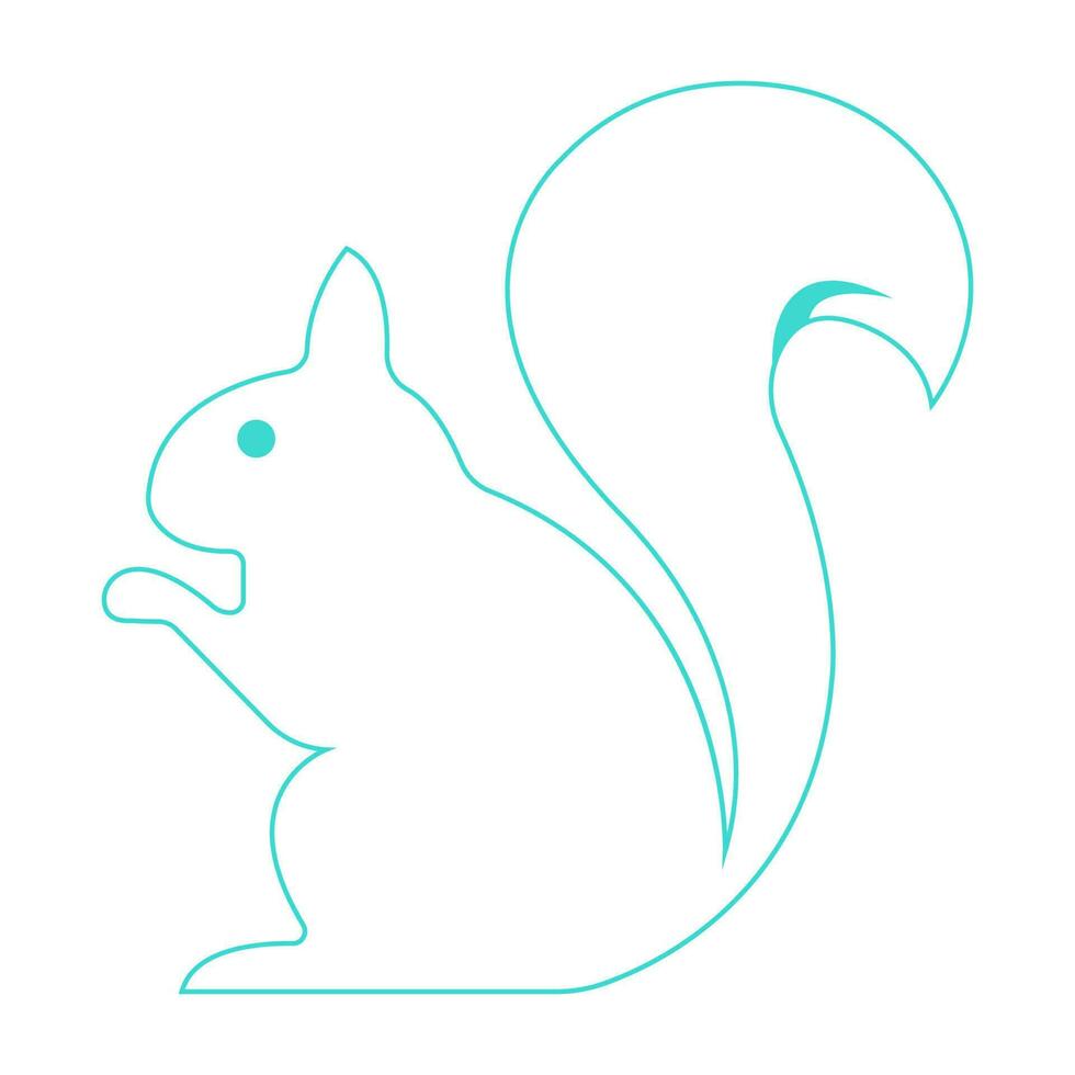 squirrel icon illustration vector