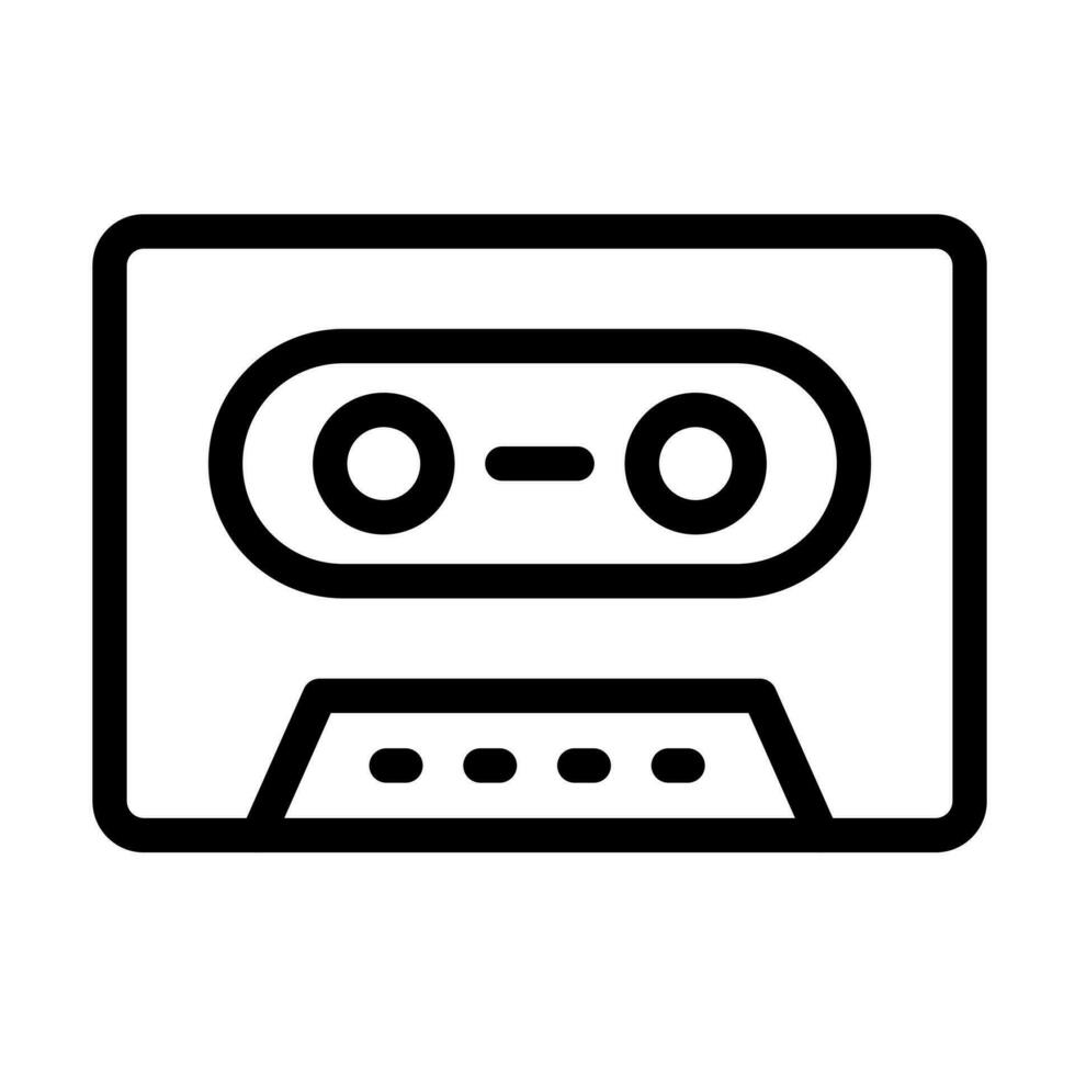 Cassette Player Icon Design vector